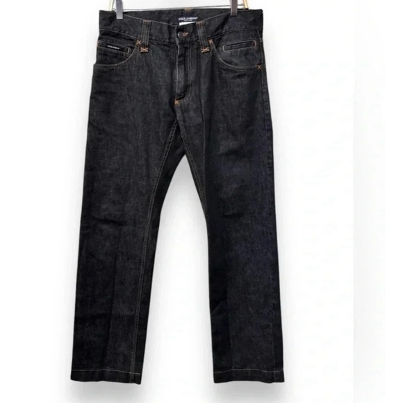 Dolce & Gabbana Dark Indigo Straight Jeans - Picture 2 of 8